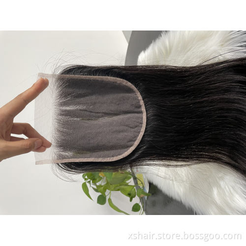 Top Quality Lace Closure 4*4 6*6 HD Frontals 13*4 13*6 In 100 Raw Indian Virgin Hair Hd Lace Frontal Closure